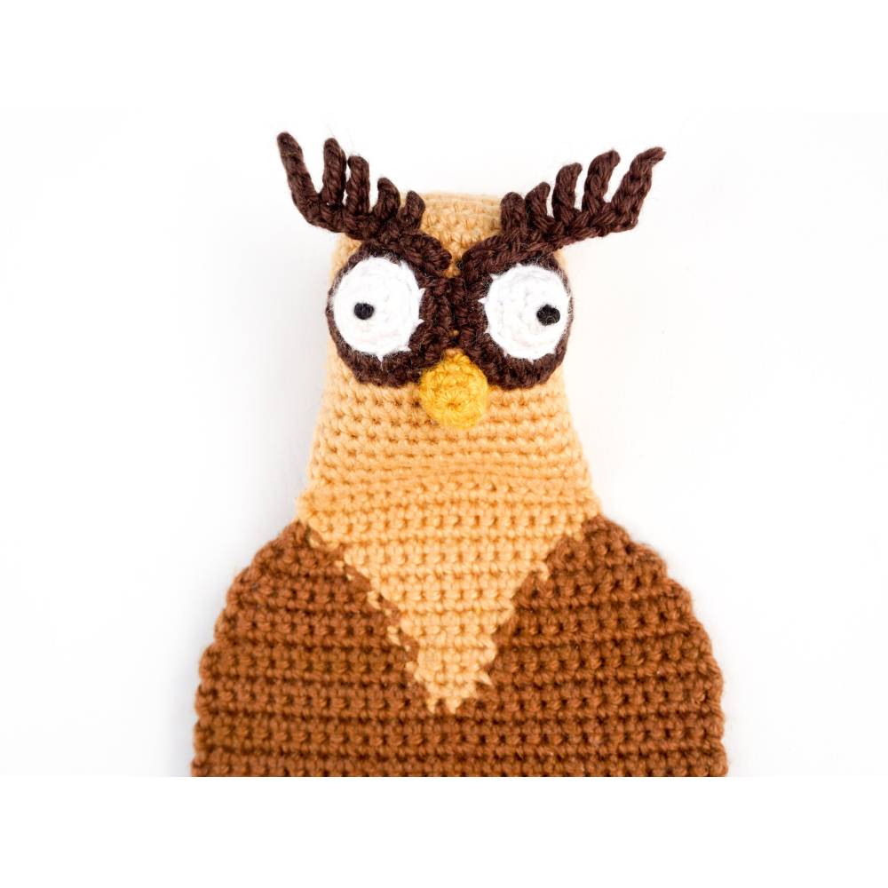 Eulen Lesezeichen Häkelanleitung | Amigurumi PDF Anleitung Bild 5