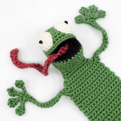 Amigurumi Frosch Lesezeichen Häkelanleitung