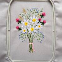 Stickdatei Blumenstrauß zwei Varianten