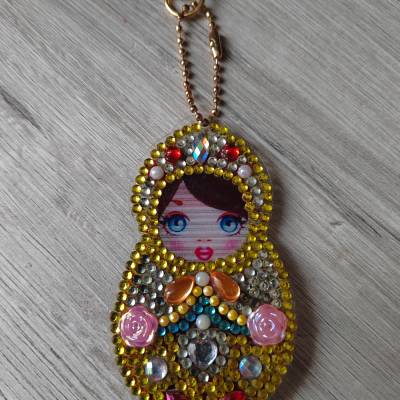 Schlüsselanhänger "Matroschka Babuschka" Diamond Painting Mitbringsel