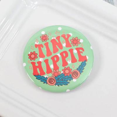 Hippie Button # Ø 58mm # Festival Peace Love Sommer (3) Geschenk Geschenkidee Tasche Jacke Anstecknadel