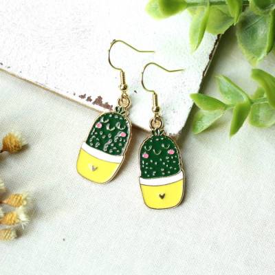 Ohrringe Kaktus • Ohrhänger | Ohrschmuck | Geschenkidee