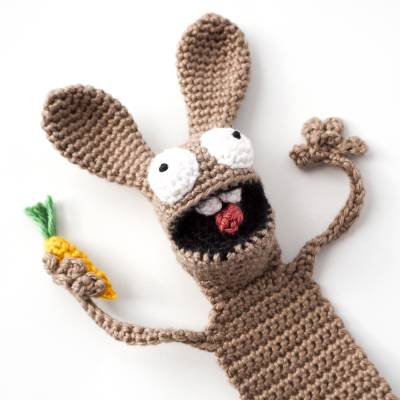 Hasen Lesezeichen Häkelanleitung | Amigurumi PDF Anleitung