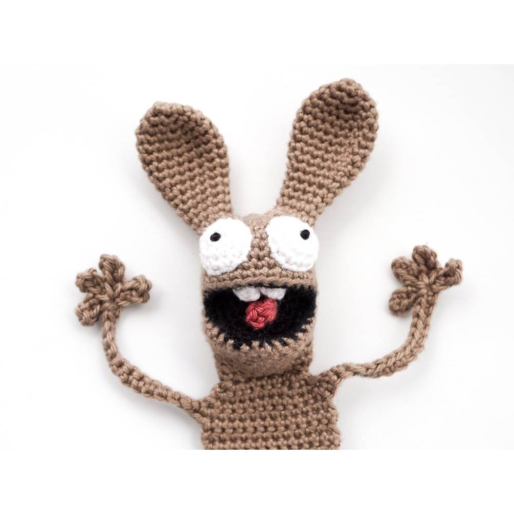 Hasen Lesezeichen Häkelanleitung | Amigurumi PDF Anleitung Bild 3