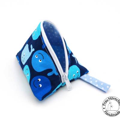 Schnullertasche * Pyramidentasche * Dreieckstasche * Wale * verschiedene Größen