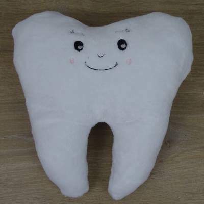Zahnfee-Kissen kuschelig weich, einer kleinen Tasche auf der Rückseite, individuell und personalisiert