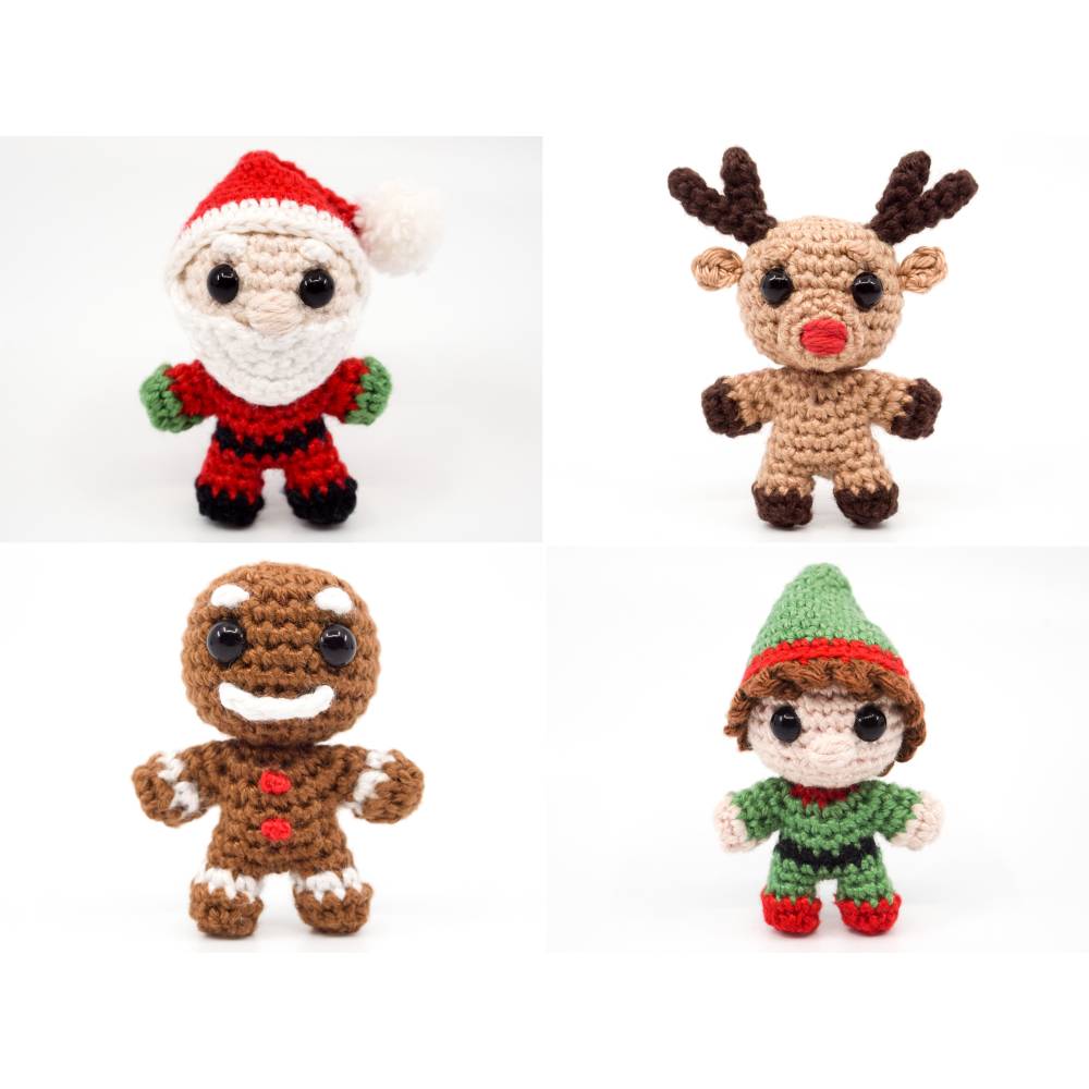 Weihnachten PDF Häkelanleitung Sparset  | Amigurumi PDF Anleitungen Bild 1