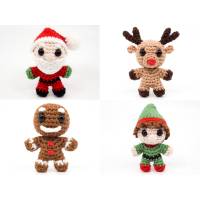 Weihnachten PDF Häkelanleitung Sparset  | Amigurumi PDF Anleitungen