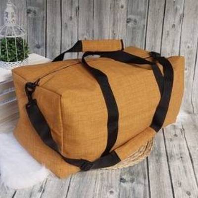 Sport-/Reisetasche XL (Farbbeispiel ocker) aus Polstercanvas, Freizeittasche, Urlaubstasche in 36 Farben