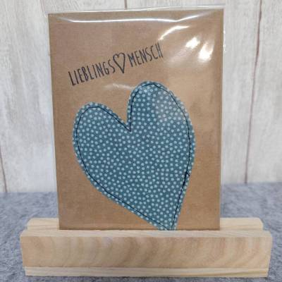 Genähte Karten, Grußkarten, Handgemacht, Glückwunschkarten