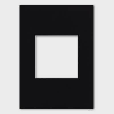 Individuelles Passepartout nach Maß, schwarz, 1,4 mm Stärke, Anfertigung nach Maß