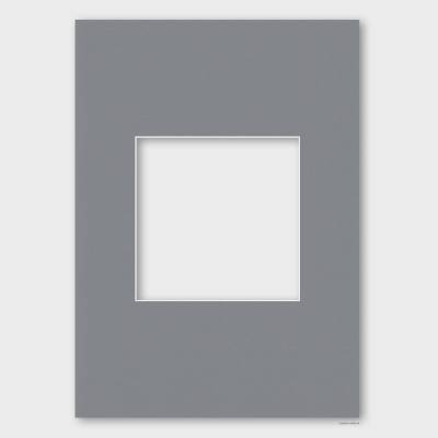 Individuelles Passepartout nach Maß, grau, 2 mm Stärke, Anfertigung nach Maß