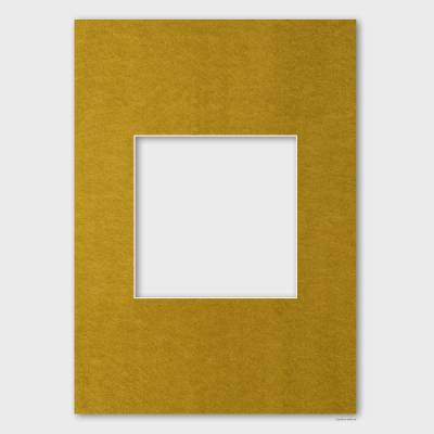 Individuelles Passepartout nach Maß, altgold, 2 mm Stärke, Anfertigung nach Maß