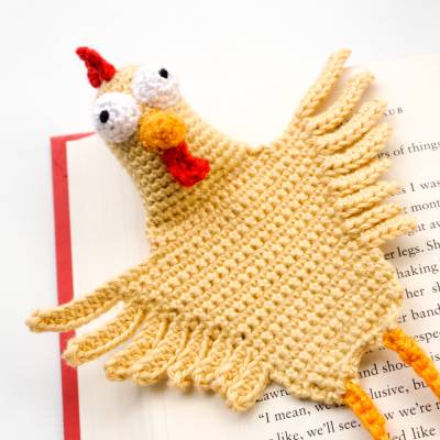 Huhn Lesezeichen Häkelanleitung | Amigurumi PDF Anleitung