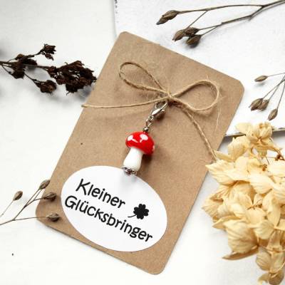 Glücksbringer kleiner Pilz ~ Charm | Anhänger