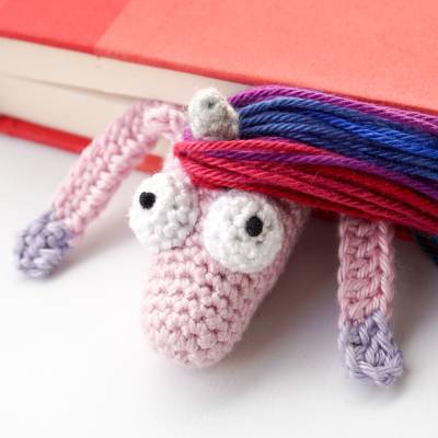 Pferd und Einhorn Lesezeichen Häkelanleitung | Amigurumi PDF Anleitung