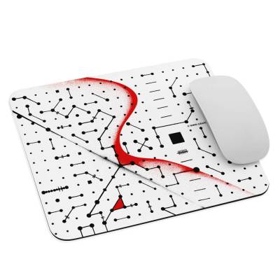 Mauspad "Code 282" mit einem Motiv von grafisch-studio
