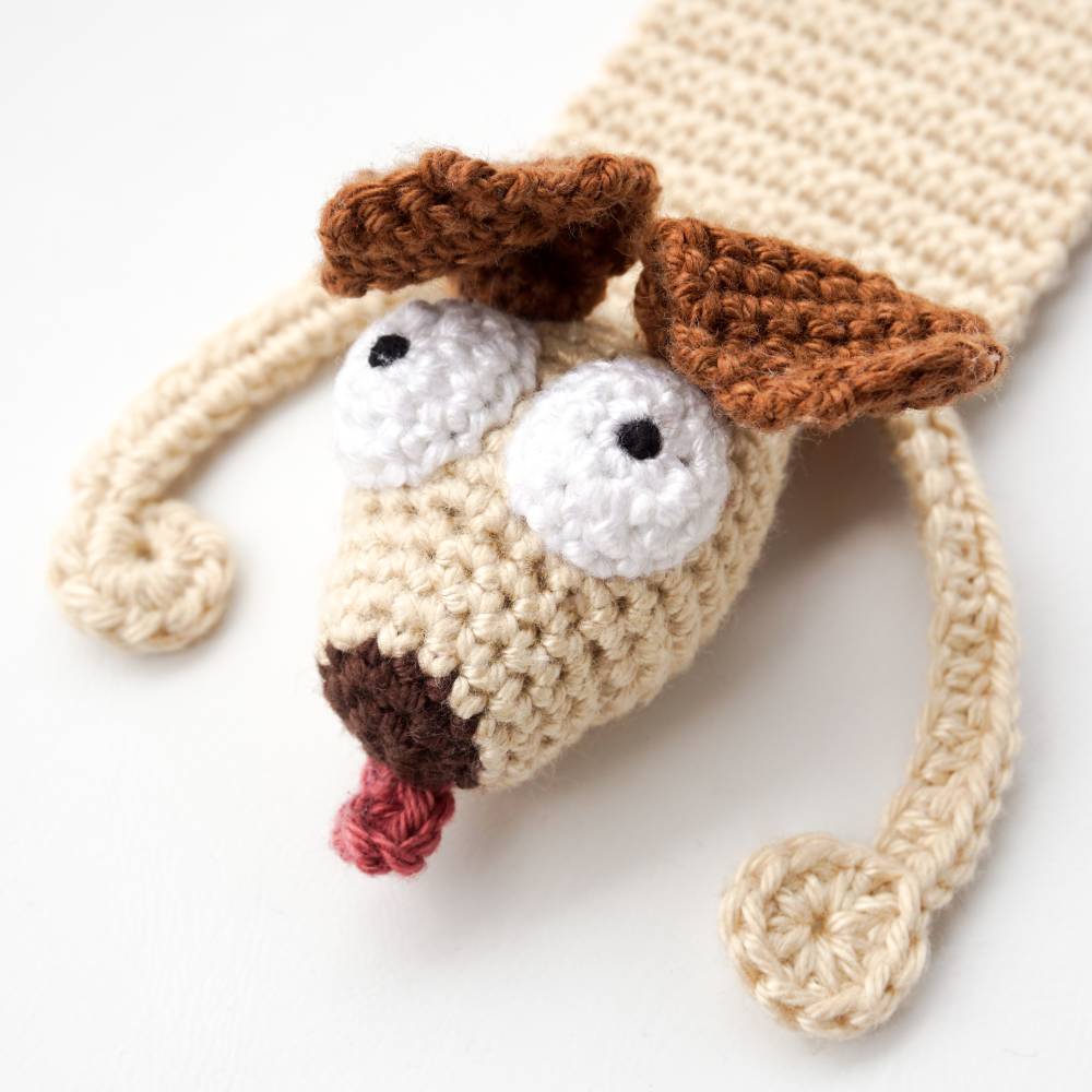 Hunde Lesezeichen Häkelanleitung | Amigurumi PDF Anleitung Bild 1