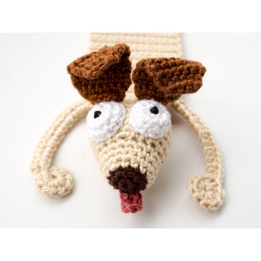 Hunde Lesezeichen Häkelanleitung | Amigurumi PDF Anleitung Bild 4