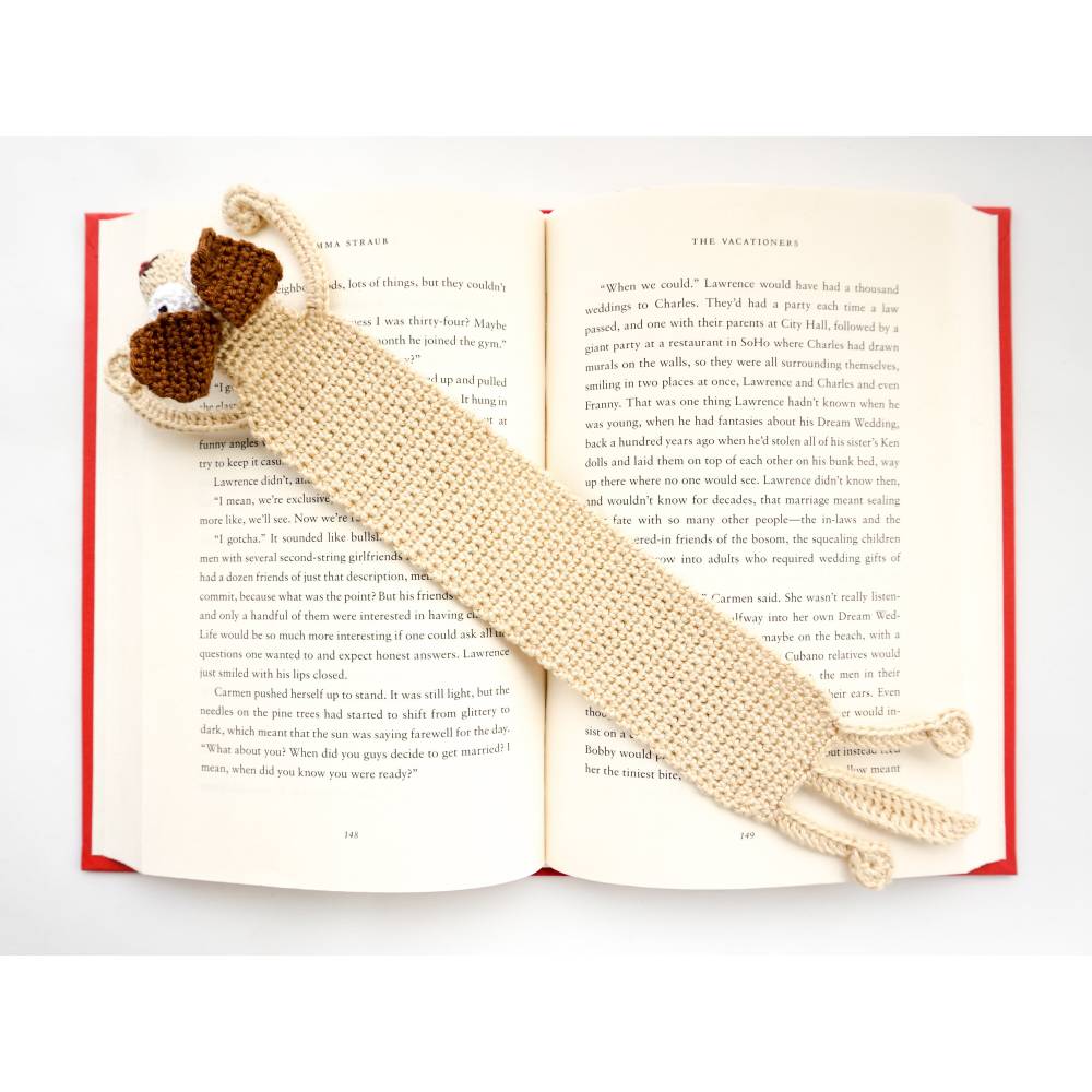 Hunde Lesezeichen Häkelanleitung | Amigurumi PDF Anleitung Bild 5