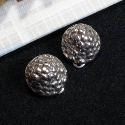  Vintage Silber Ohrclips Tracht 925 Silber gestempelt Trachten Ohrclips
