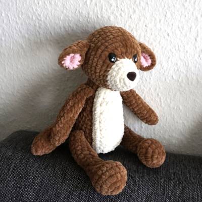 Amigurumi Otter Otti Chenille Wolle  Häkeltier  Kuscheltier  amigoll9  Handarbeit 703