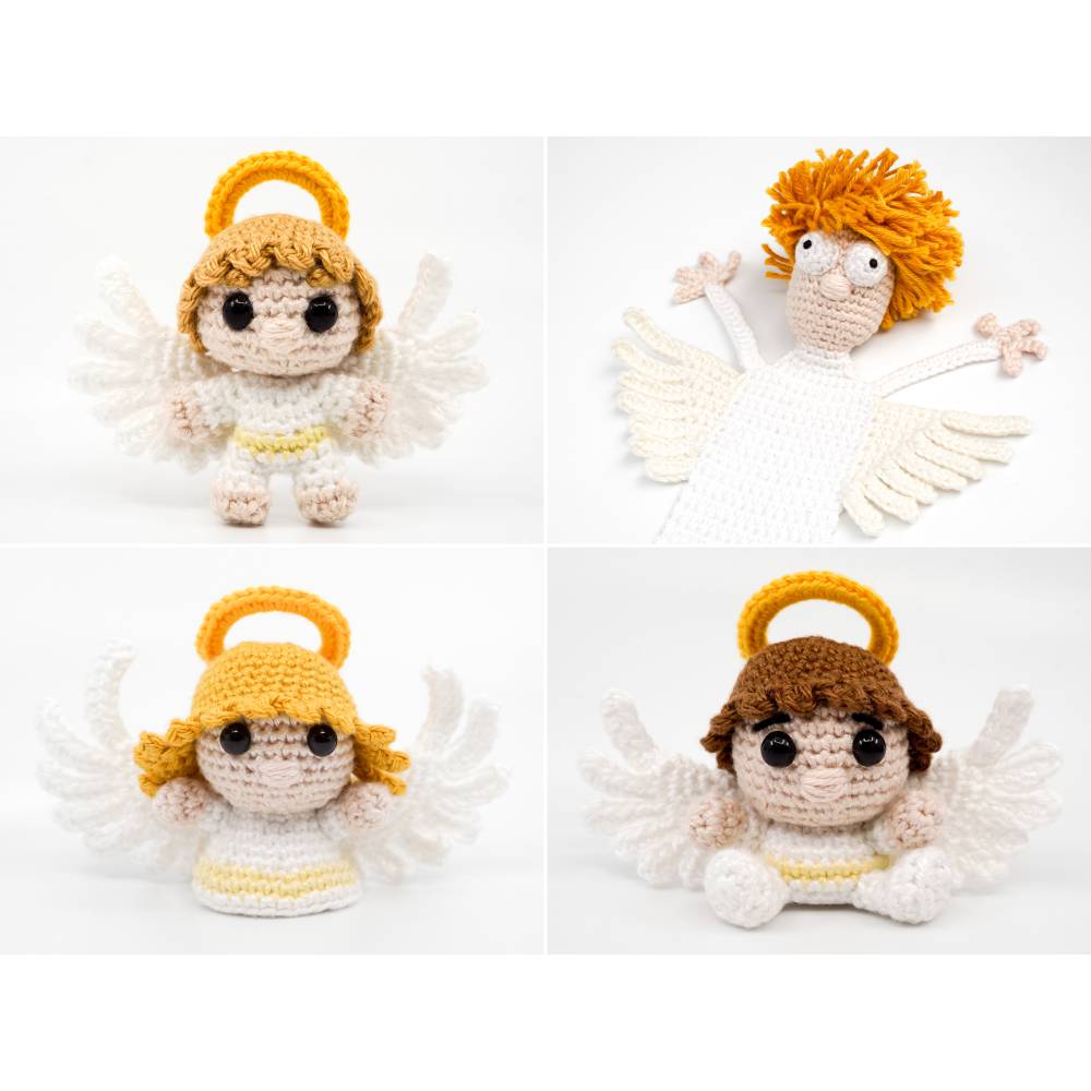 Engel PDF Häkelanleitung Sparset von Supergurumi | Amigurumi PDF Anleitungen Bild 1