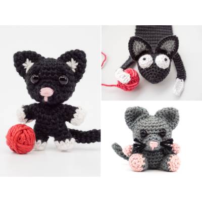 Katzen PDF Häkelanleitung Sparset von Supergurumi | Amigurumi PDF Anleitungen