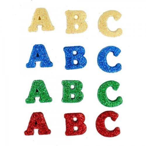 Dress it Up Knöpfe Kinderknöpfe Buttons Kunststoffknöpfe Alphabet Soup