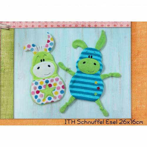 Stickdatei ITH Schnuffel Esel 26x16cm