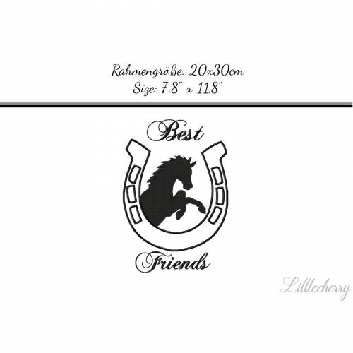 Stickdatei "Best Friends" 20x30