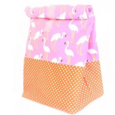 Lunchbag mit Flamingo Motiv