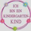 Stickdatei Ich bin ein Kindergartenkind / Blume und Stern Doodle Rahmen Set 563