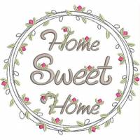* Vintage, Home Sweet Home Füllstich *  17,5 x 16 cm und 20 x 19 cm