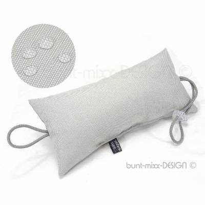 Türstopper grau hellgrau Outdoorstoff wasserabweisend, Türpuffer für die Klinke, Geschenk für Männer, BuntMixxDESIGN ©