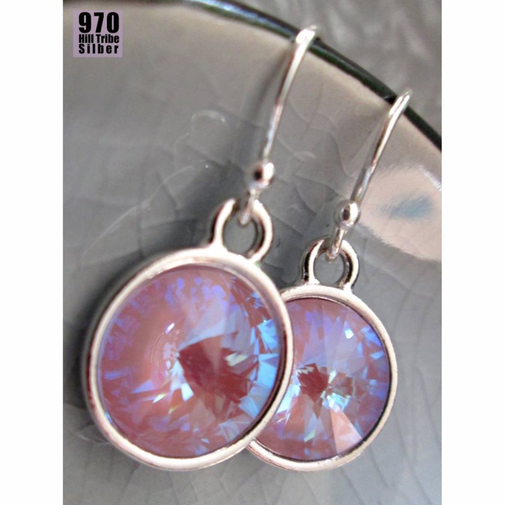 MYSTIC CROCUS glitzernde Ohrringe funkelnde Ohrhänger Bild 1