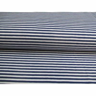 Jersey Streifen Isa 1 cm breit,blau-weiß Oeko-Tex® Standard 100(1m/13,-€)