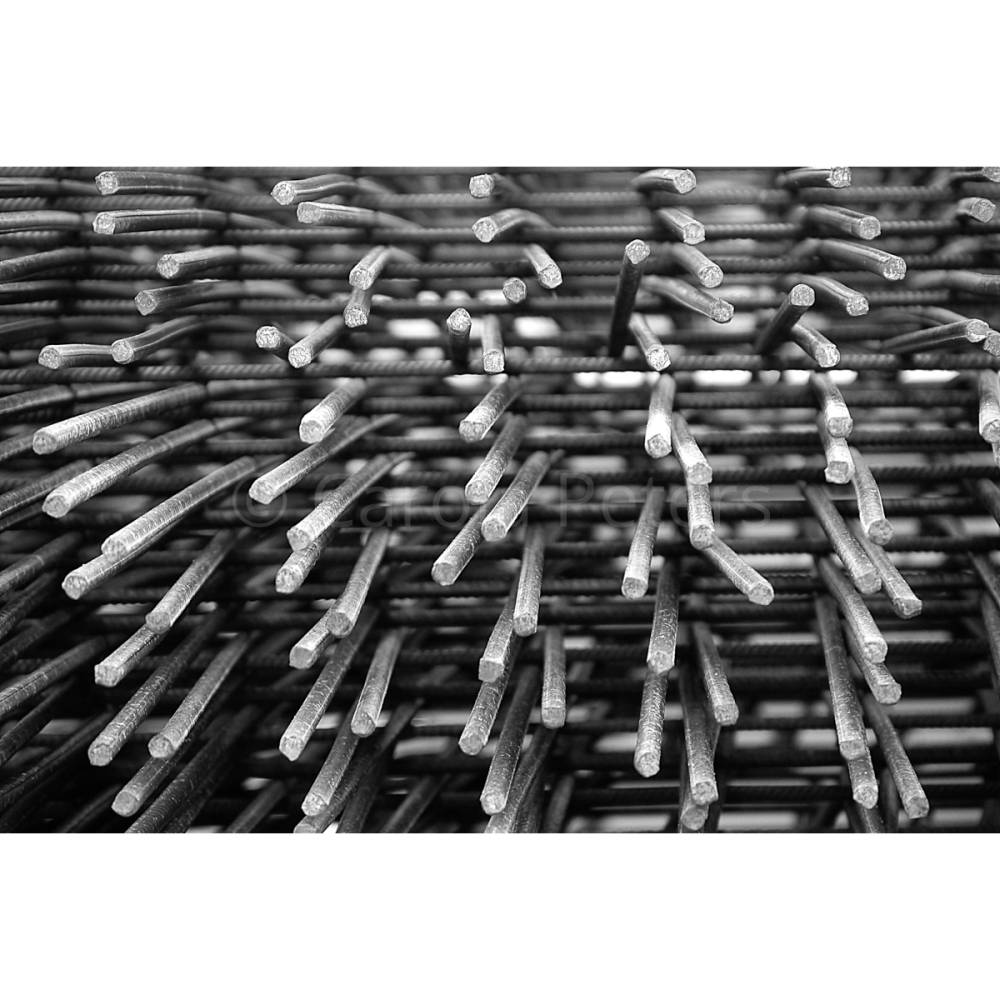 Schwarz-Weiss-Fotografie Betonstahl Kunstdruck Hahnemühle FineArt Baryta Bild 1