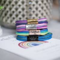 Schulkind Armband, Kinderarmband, Einschulung Geschenk | Glücksbringer | personalisiert | graviert