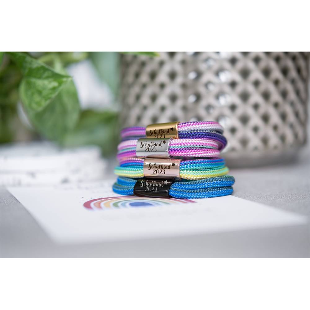 Schulkind Armband, Kinderarmband, Einschulung Geschenk | Glücksbringer | personalisiert | graviert Bild 10