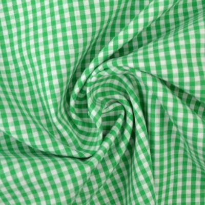 Web-Karo "Vichy", hellgrün, feiner Baumwoll-Popeline, 150 cm breit, Meterware, Preis pro 0,5 lfdm
