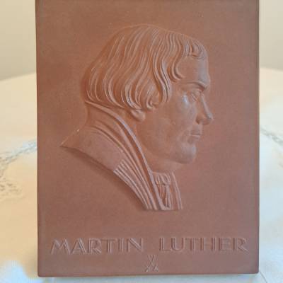 Meissen *** Bildtafel / Relief MARTIN LUTHER ***
