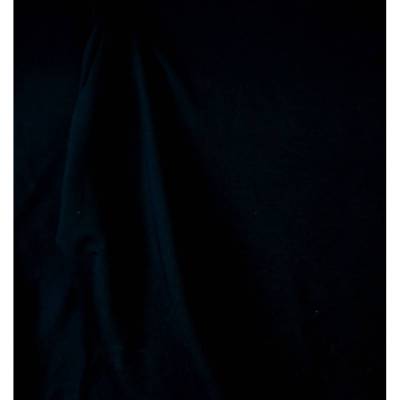 French Terry unifarben  schwarz 50 x 150 cm  Sweat ♕