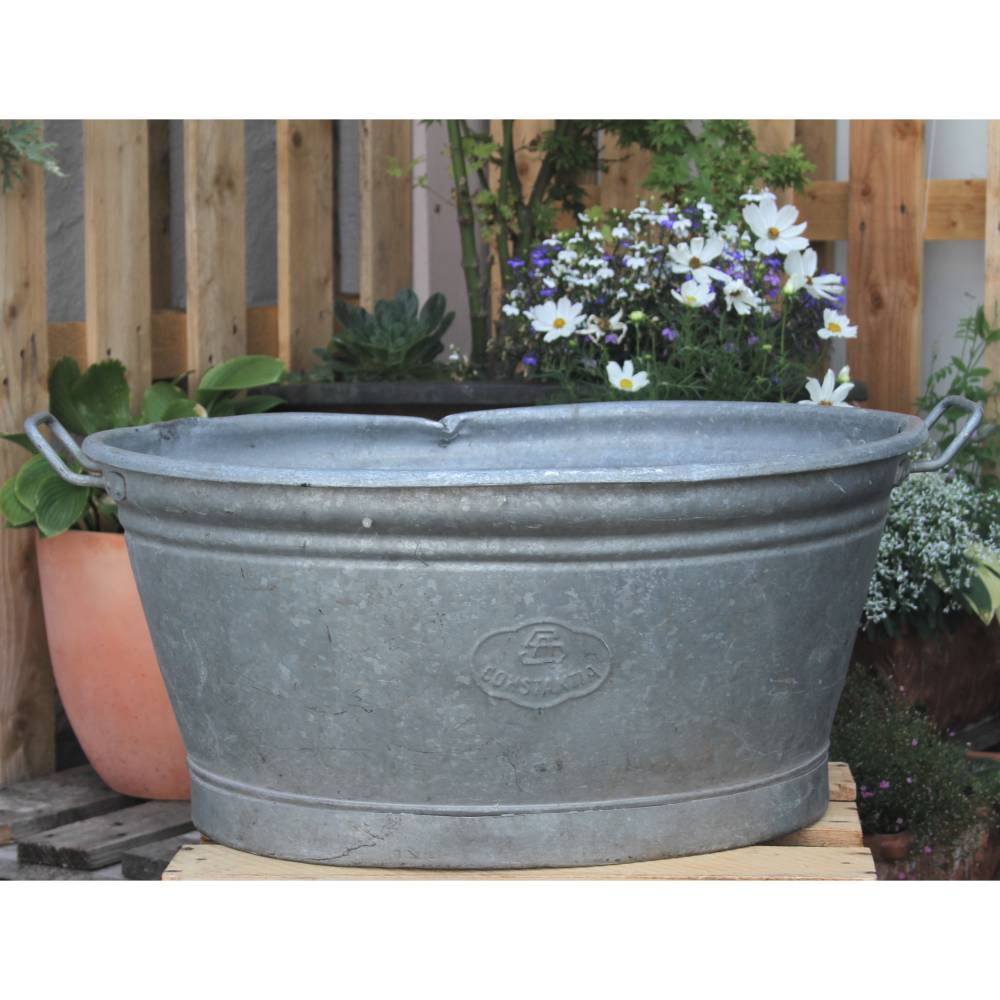 Vintage Zinkwanne 60 L Constantia
