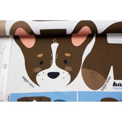Rucksack / Tierbeutel Panel Hund by Käselotti von Swafing