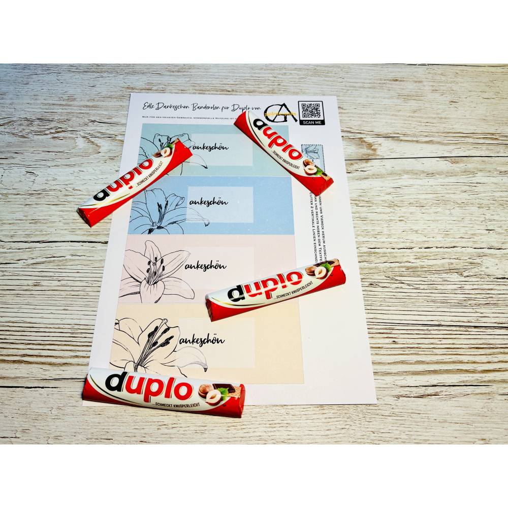Danke Duplo Banderole, Dankeschön, Aufmerksamkeit Kollegen, Danke Geschenk, Freundin, Schule, Kindergarten, Geburtstag Bild 6