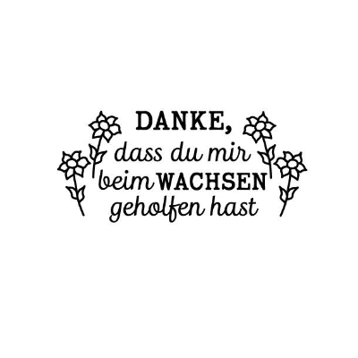 Plotterdatei DANKE, dass du mir beim WACHSEN geholfen hast - Kindergarten KiTa Abschiedsgeschenk -freie Kleingew Nutzung