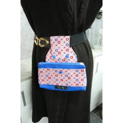 Gürteltasche - Blaue Sterne (klein)