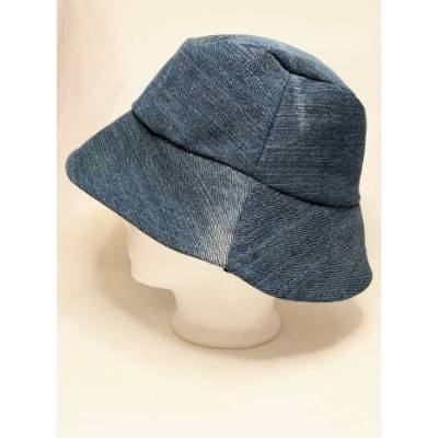 Sonnenhut/Fischerhut aus Jeans, wendbar – Upcycling