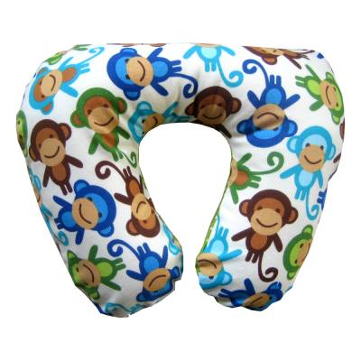 Nackenhörnchen Nackenkissen Bezug abnehmbar Affe bunt